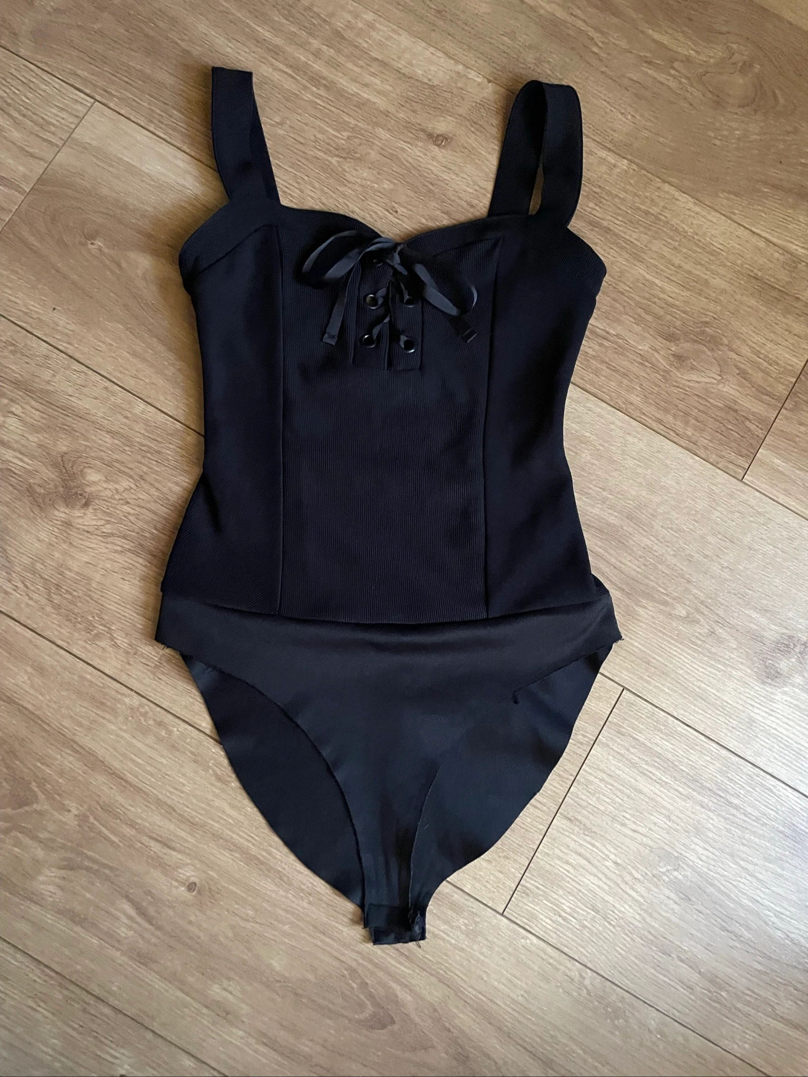 Bershka Body lazo negro talla S
